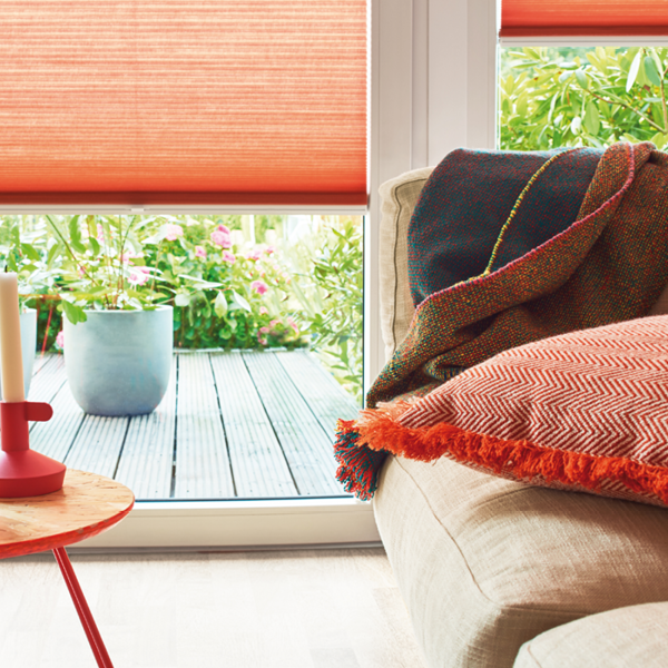 energy saving blinds in warm shades
